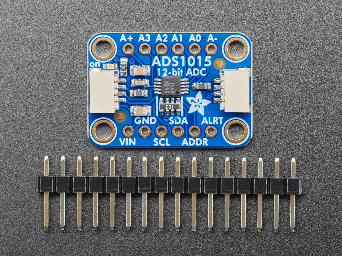 ADS1015 12-Bit ADC – 4-Kanal mit programmierbarem Verstärker – STEMMA QT / Qwiic, 1083