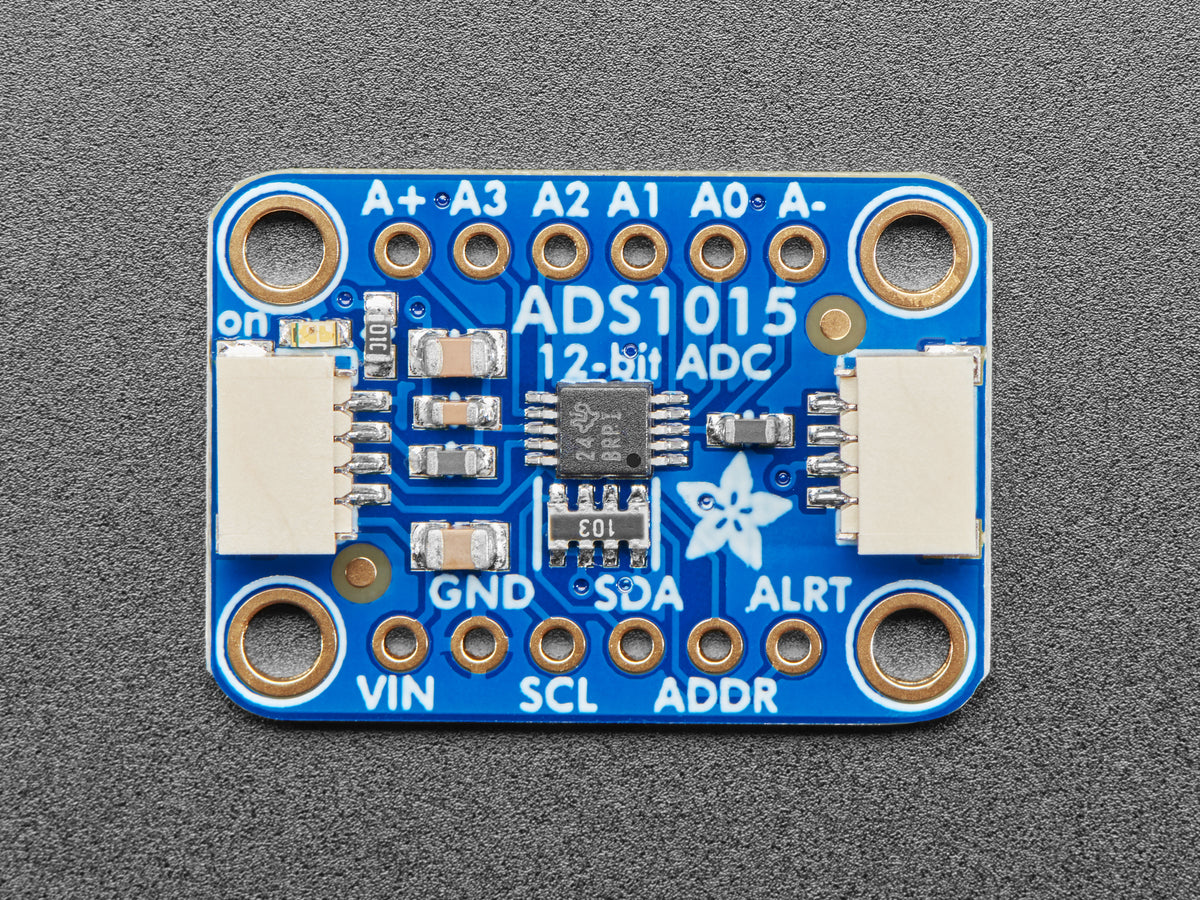 ADS1015 12-Bit ADC – 4-Kanal mit programmierbarem Verstärker – STEMMA QT / Qwiic, 1083