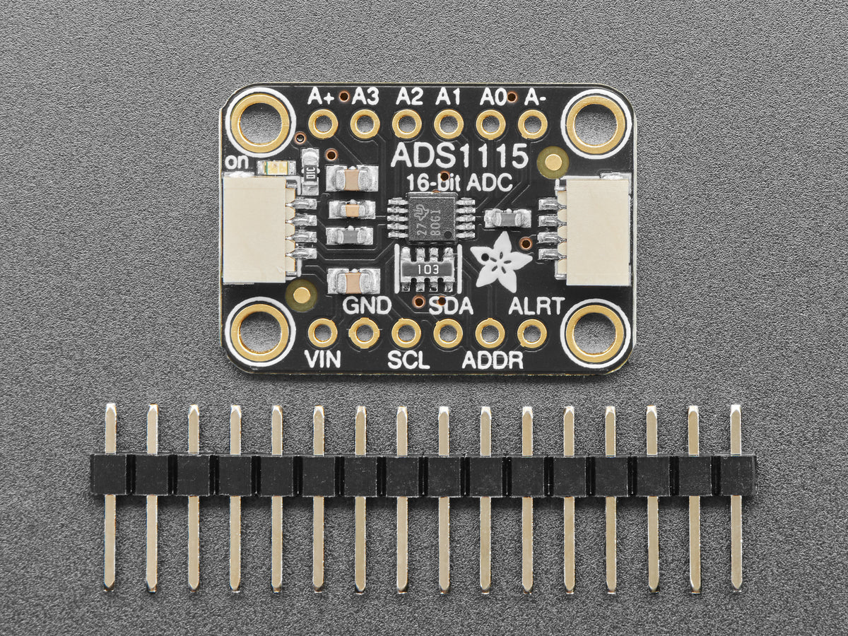 ADS1115 16-Bit ADC - 4-Kanal mit programmierbarem Verstärker - STEMMA QT / Qwiic, 1085