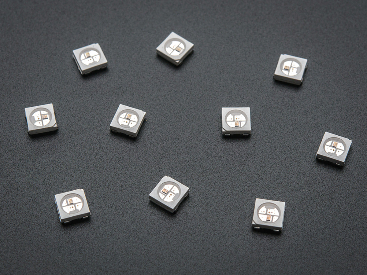 NeoPixel 5050 RGB LED mit integriertem Treiberchip – 10er-Pack, 1655