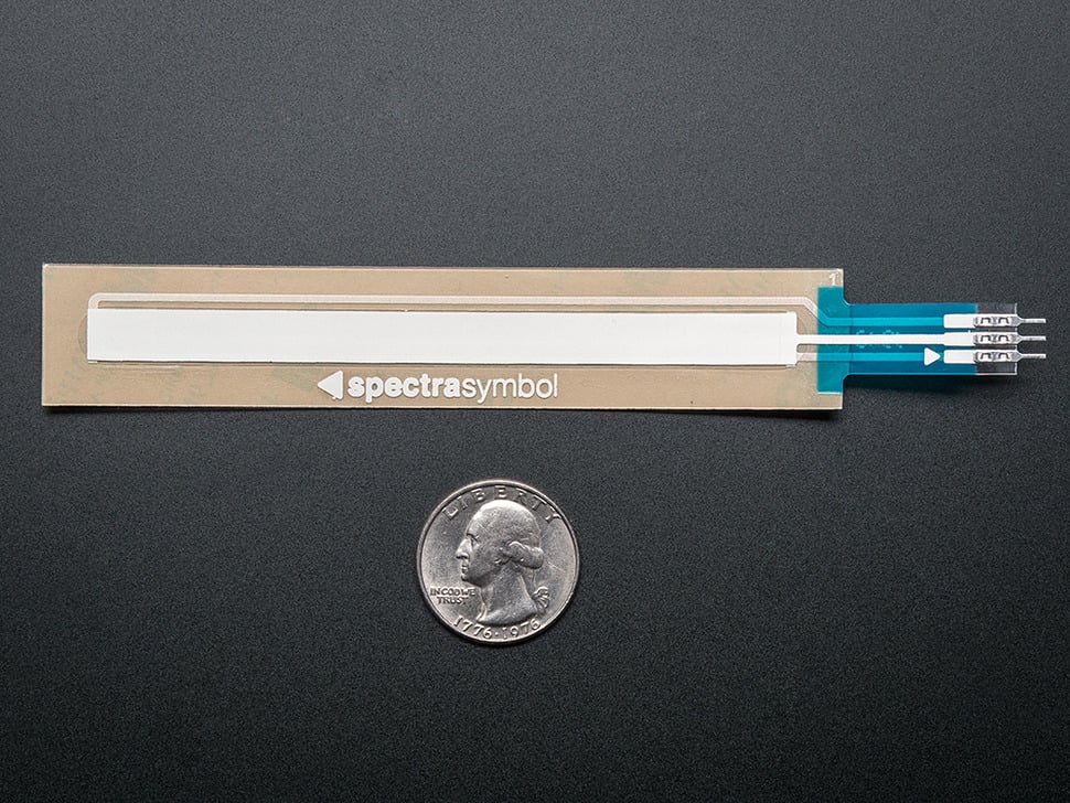 Adafruit Linear SoftPot (Ribbon Sensor), 100mm, 178