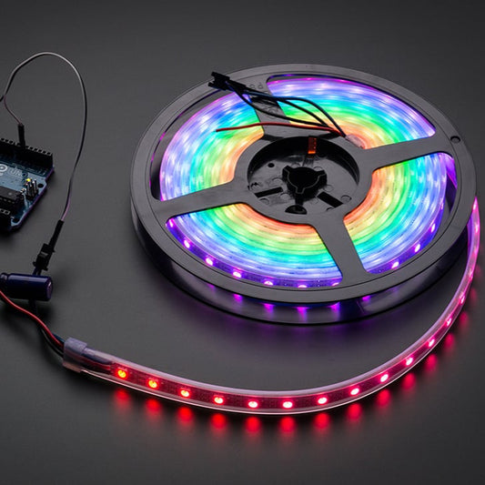 Adafruit NeoPixel Digitaler RGB-LED-Streifen – Schwarz, 60 LEDs, 1 m, 2508