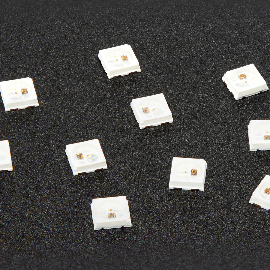 NeoPixel Mini 3535 RGB LEDs mit integriertem Treiberchip – Weiß – 10er Pack, 2659