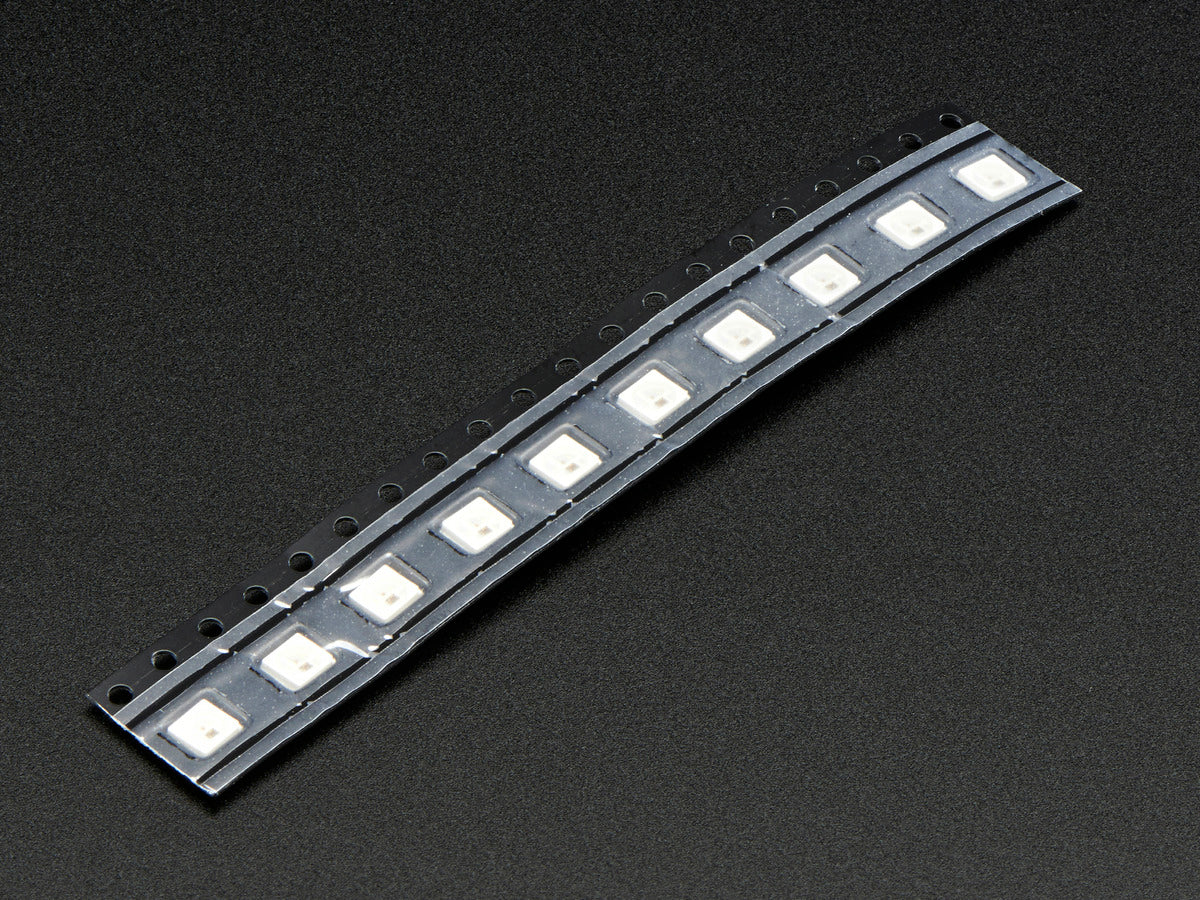 NeoPixel Mini 3535 RGB LEDs mit integriertem Treiberchip – Weiß – 10er Pack, 2659
