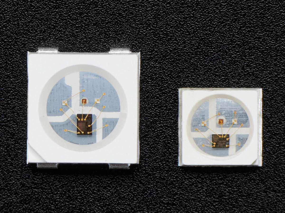 NeoPixel Mini 3535 RGB LEDs mit integriertem Treiberchip – Weiß – 10er Pack, 2659