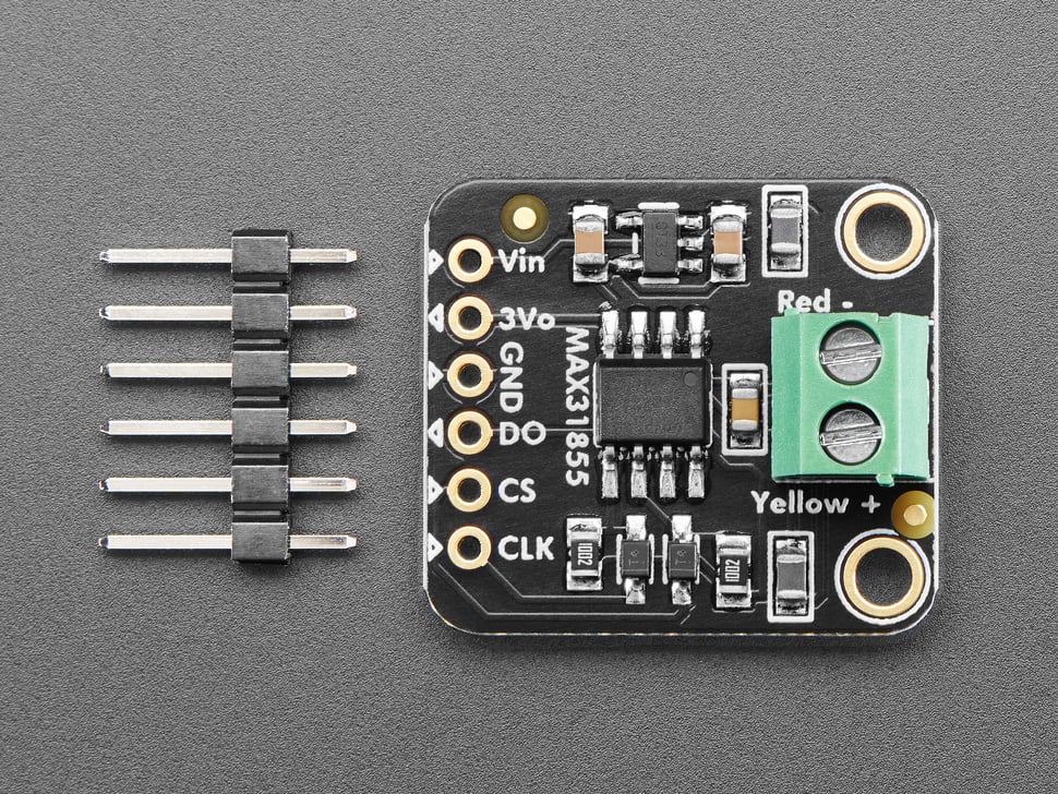 Adafruit Thermocouple Amplifier MAX31855 breakout board (MAX6675 upgrade), 269