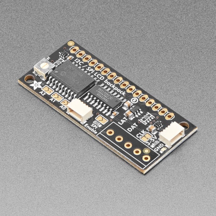 Adafruit I2C/SPI LCD Backpack, STEMMA QT/Qwiic, 292