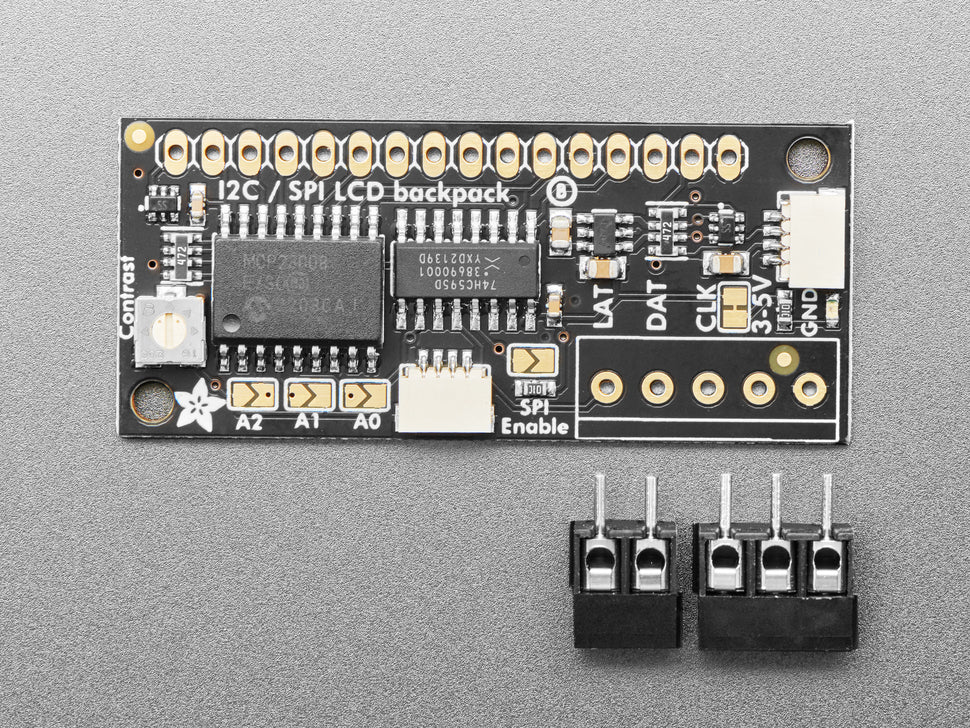 Adafruit I2C/SPI LCD Backpack, STEMMA QT/Qwiic, 292
