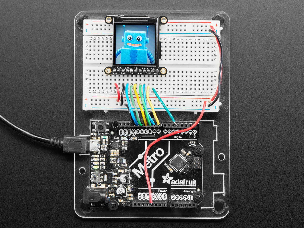 Adafruit 1,3" 240x240 TFT LCD Display mit Weitwinkel und MicroSD - ST7789, 4313