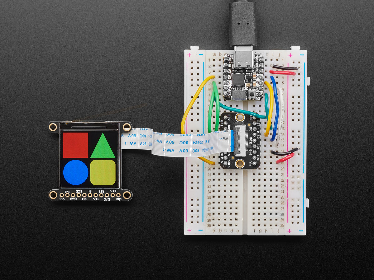 Adafruit 1,3" 240x240 TFT LCD Display mit Weitwinkel und MicroSD - ST7789, 4313