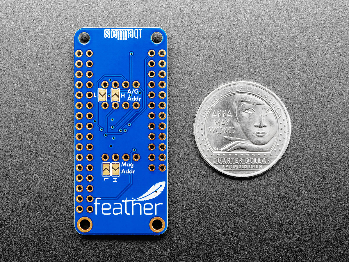 Adafruit ISM330DHCX + LIS3MDL FeatherWing – Hochpräzises 9-DoF IMU-Modul, 4569