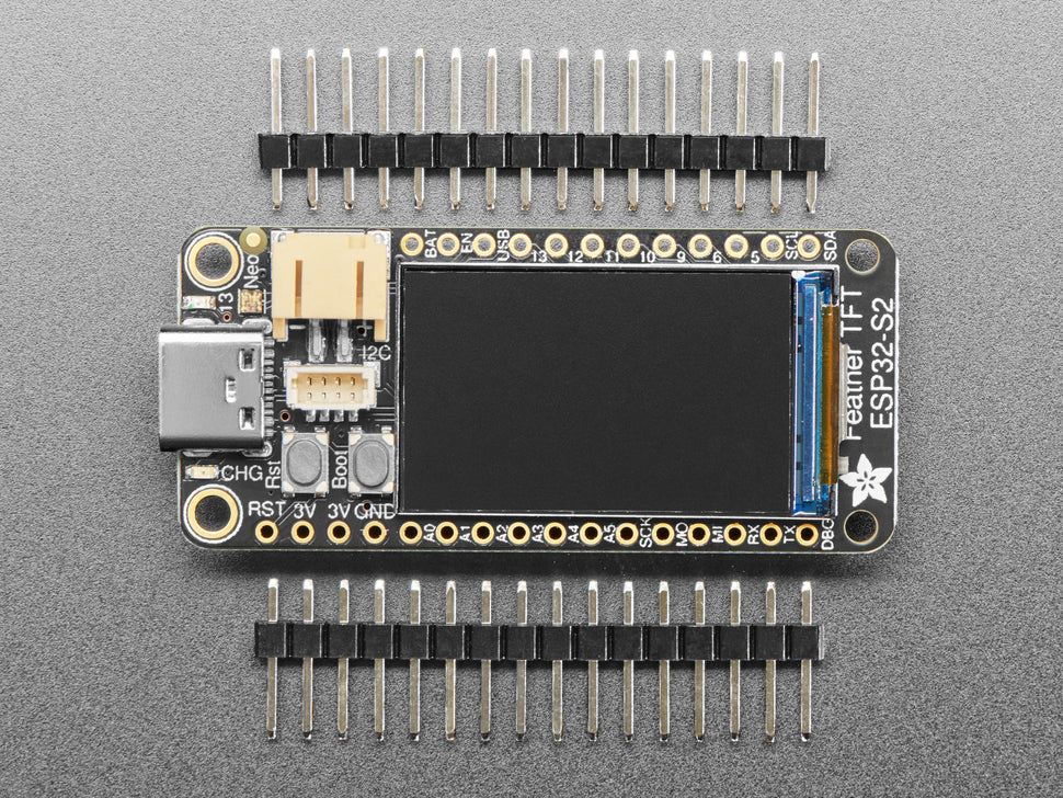 Adafruit ESP32-S2 TFT Feather, 4MB Flash, 2MB PSRAM, STEMMA QT, 5300