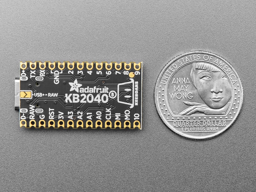 Adafruit KB2040, RP2040 Kee Boar Driver, 5302