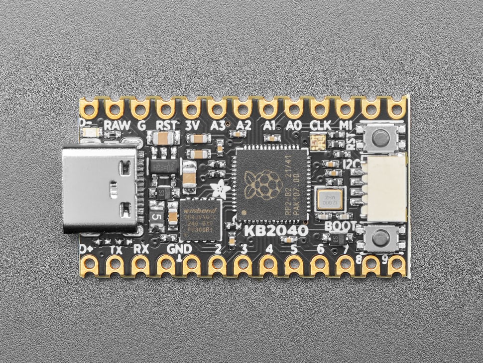 Adafruit KB2040, RP2040 Kee Boar Driver, 5302