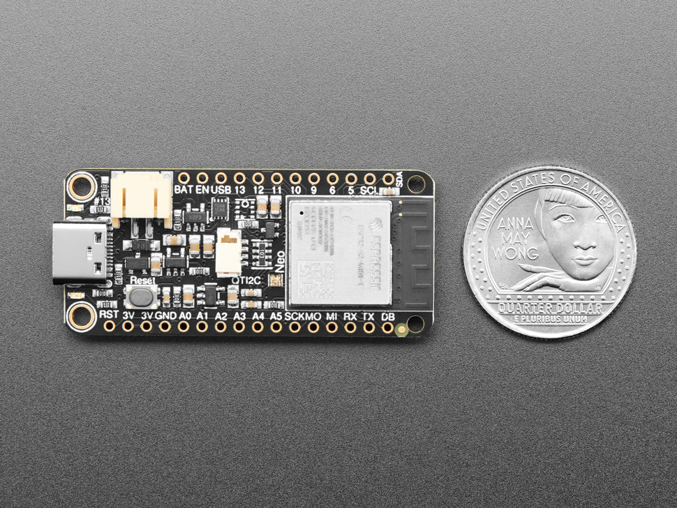 Adafruit ESP32-S2 Reverse TFT Feather, 4MB Flash, 2MB PSRAM, STEMMA QT, 5345