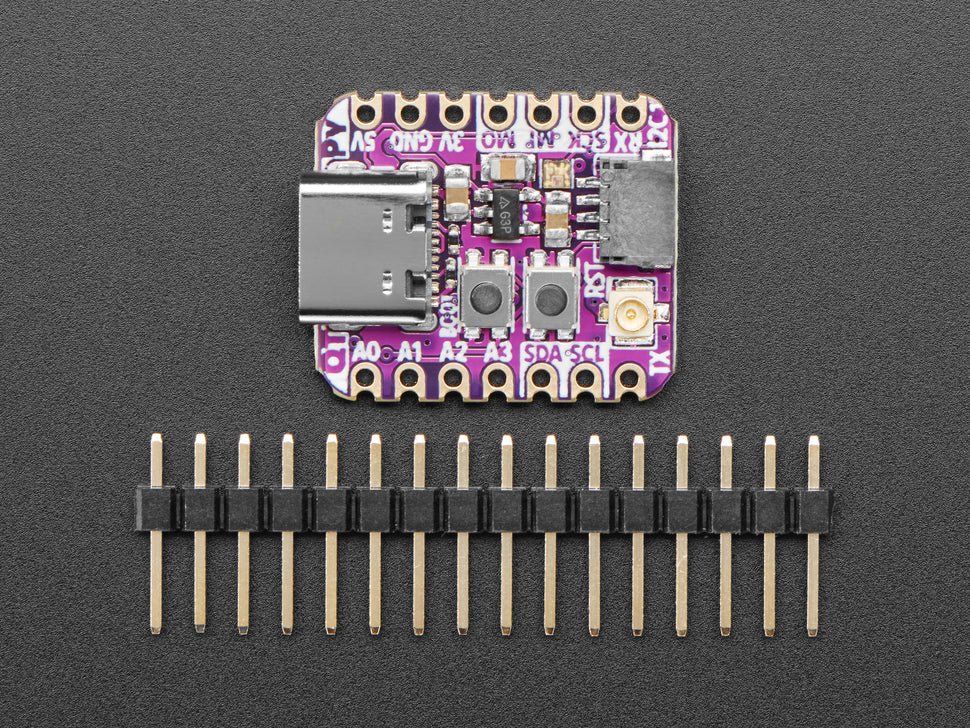 Adafruit QT Py ESP32-S2 WiFi Dev Board with uFL Antenna Port, STEMMA QT, 5348