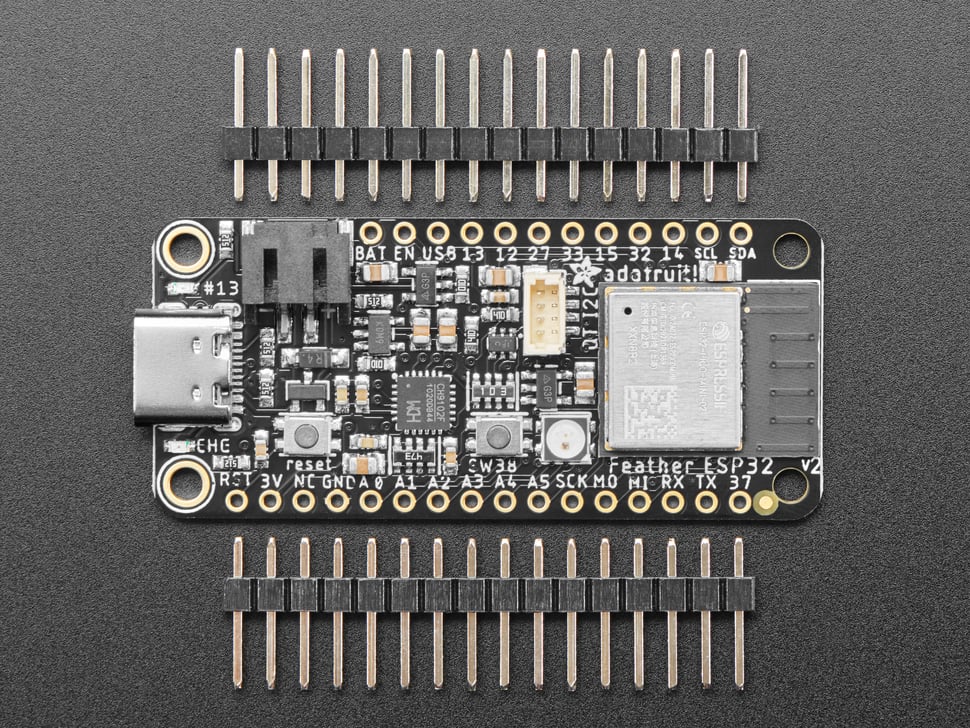 Adafruit ESP32 Feather V2, 8MB Flash + 2MB PSRAM, STEMMA QT, 5400