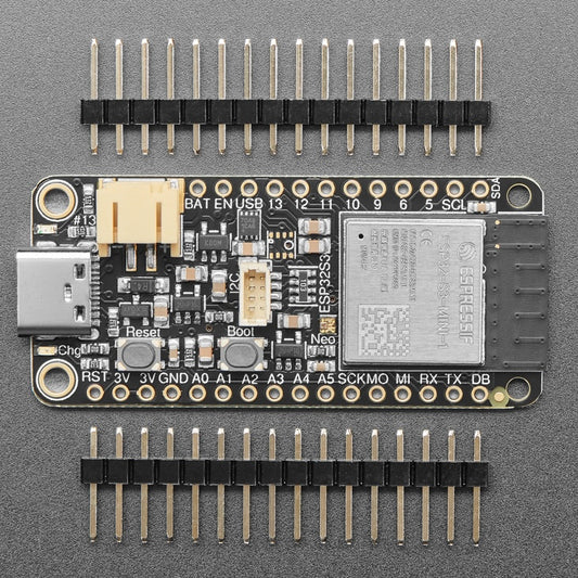 Adafruit ESP32-S3 Feather with 4MB Flash 2MB PSRAM, STEMMA QT / Qwiic, 5477