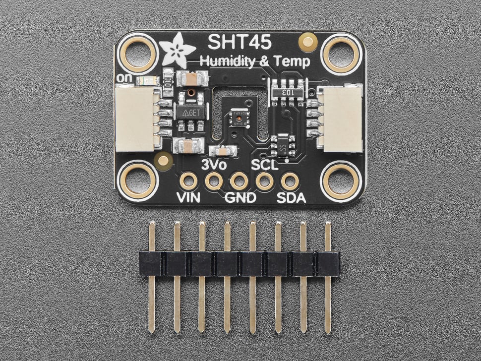 Adafruit Sensirion SHT45 Präzisions-Temperatur- & Luftfeuchtigkeitssensor, I2C, STEMMA QT, 5665