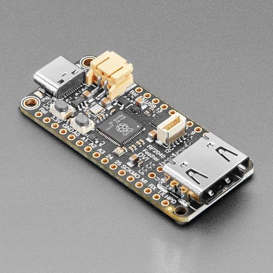 Adafruit Feather RP2040 with DVI Output Port, Works with HDMI, 5710