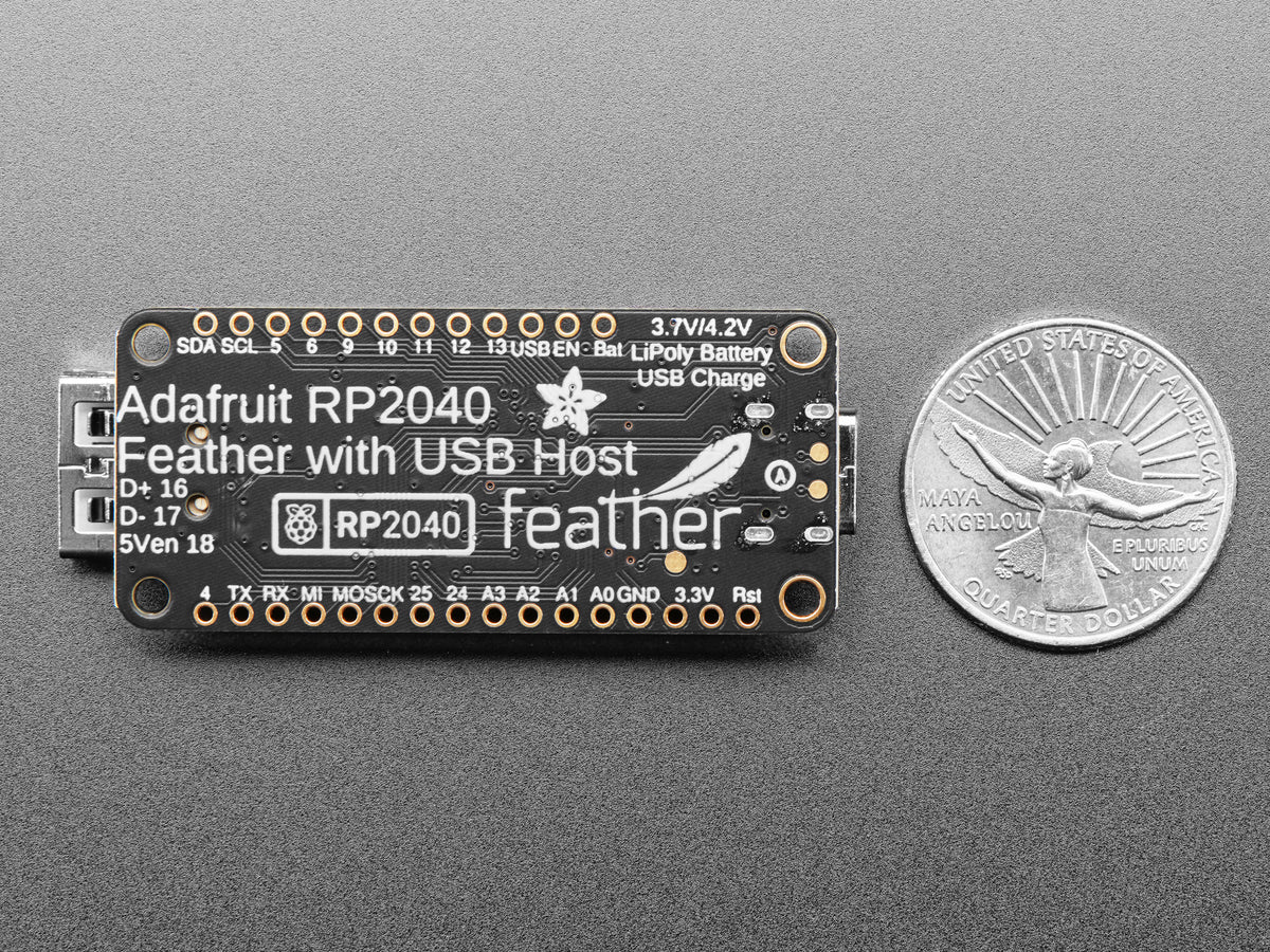 Adafruit Feather RP2040 mit USB‑Typ‑A‑Host, 5723