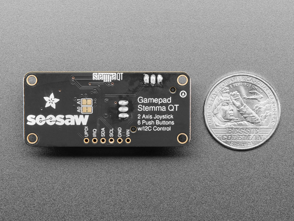 Adafruit Mini I2C Gamepad mit Seesaw, STEMMA QT / Qwiic, 5743