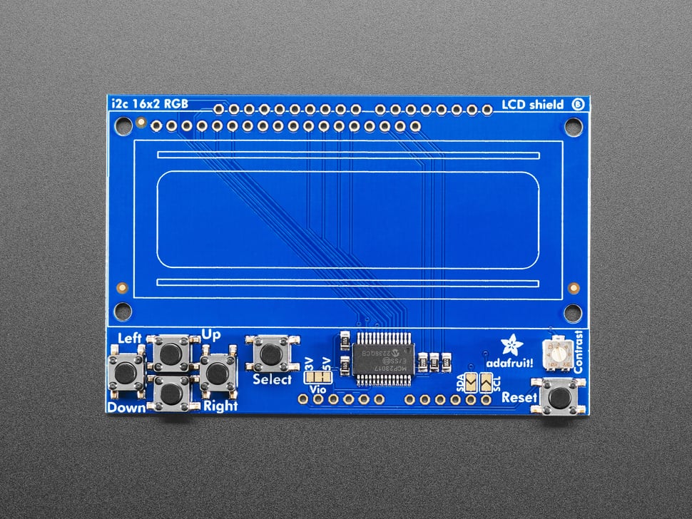 Adafruit I2C Keypad Shield Kit mit Tastenfeld für 16x2 LCDs, 715