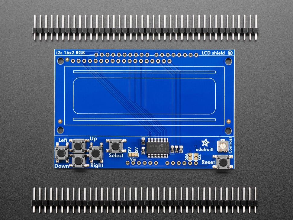 Adafruit I2C Keypad Shield Kit mit Tastenfeld für 16x2 LCDs, 715