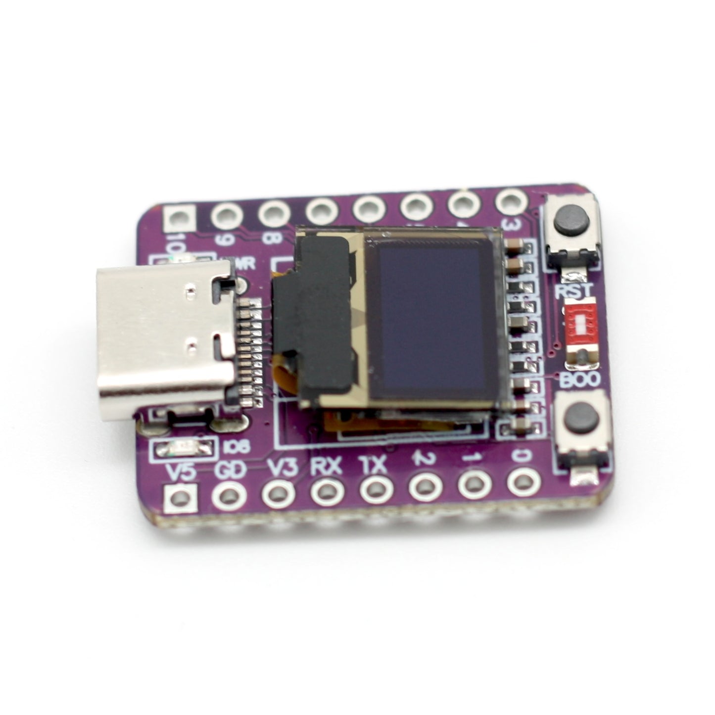 ESP32-C3 Entwicklungsboard mit 0,42″ OLED-Display, WLAN, Bluetooth LE, USB-C