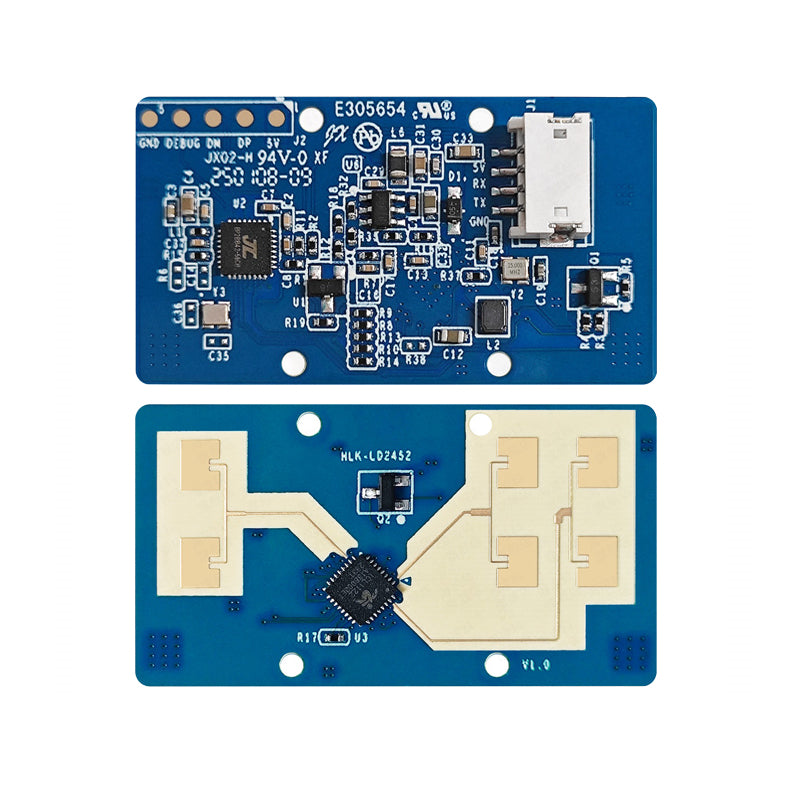 LD2452 24GHz Radar-Sensor zur Personen- & Positionserkennung | Multi-Target Tracking bis 3 Personen | 6m Reichweite | FMCW mmWave-Radar | UART | 3,3V / 5V