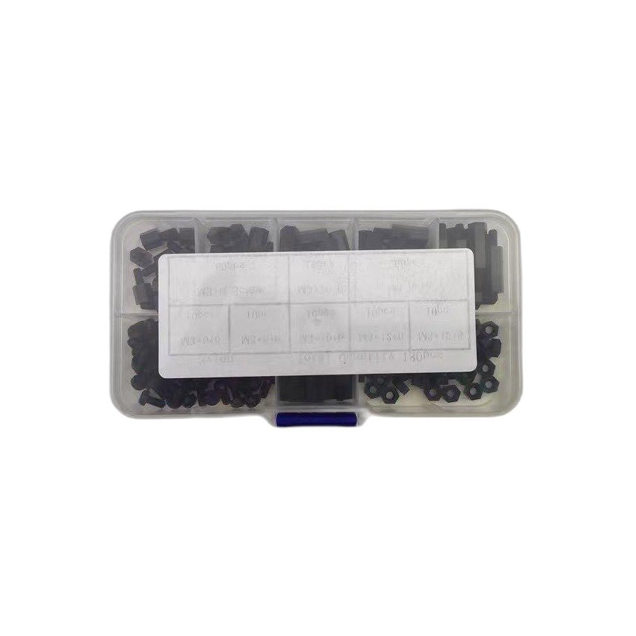 M3 Nylon Screw Set with Standoffs and Nuts, 180-piece