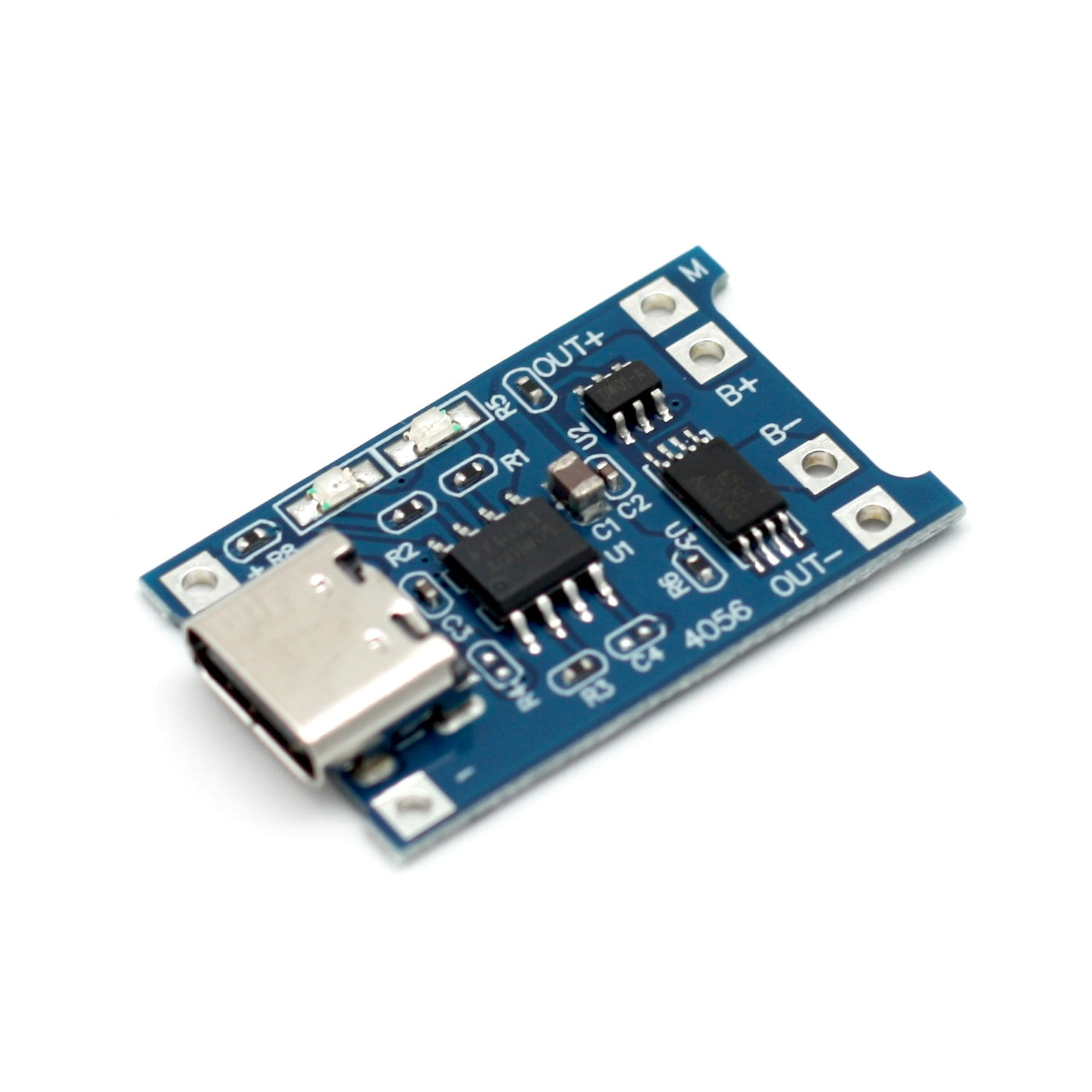 Li-Ion Charging Module TP4056 with DW01 Battery Protection IC, 1A, USB-C