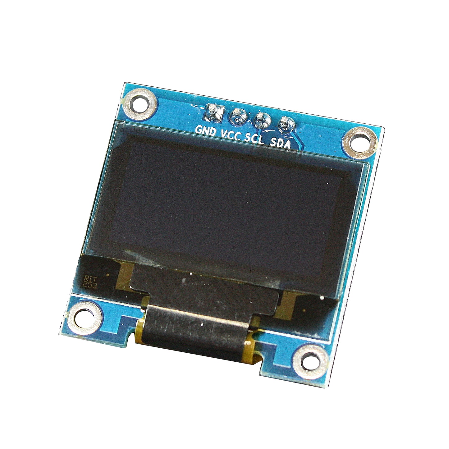 0.96" OLED Display with 128x64 Pixel, I2C, blue