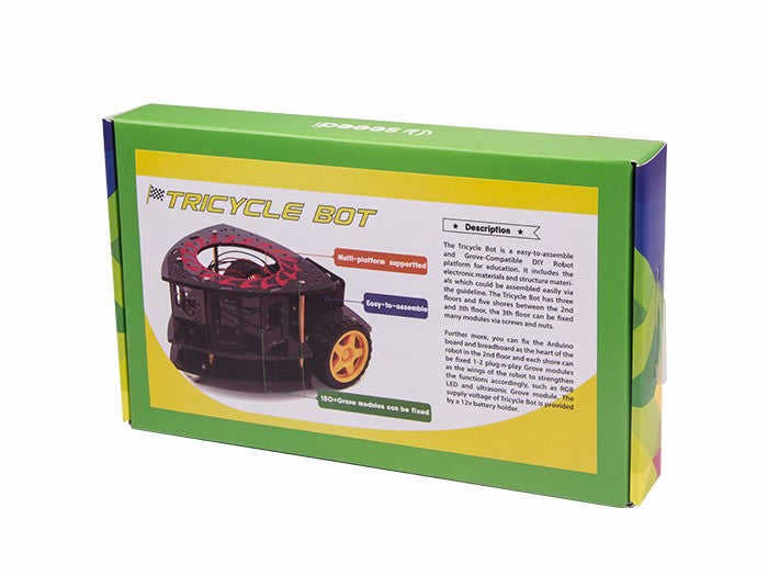 Seeed Studio Tricycle Bot, Roboterbausatz mit 2 Motoren