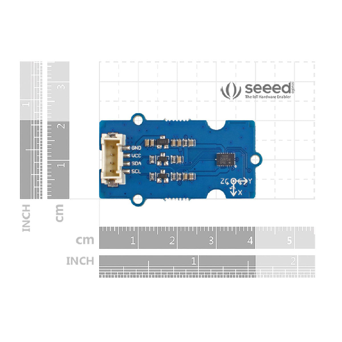 Seeed Studio Grove 6-Achsen-Beschleunigungssensor und -Gyroskop, BMI088