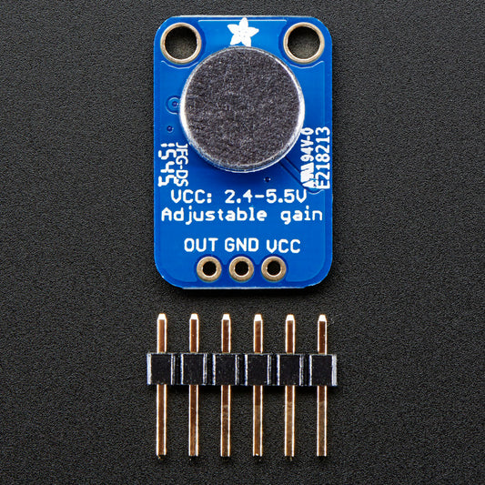 Adafruit Electret Microphone Amplifier, MAX4466 with Adjustable Gain