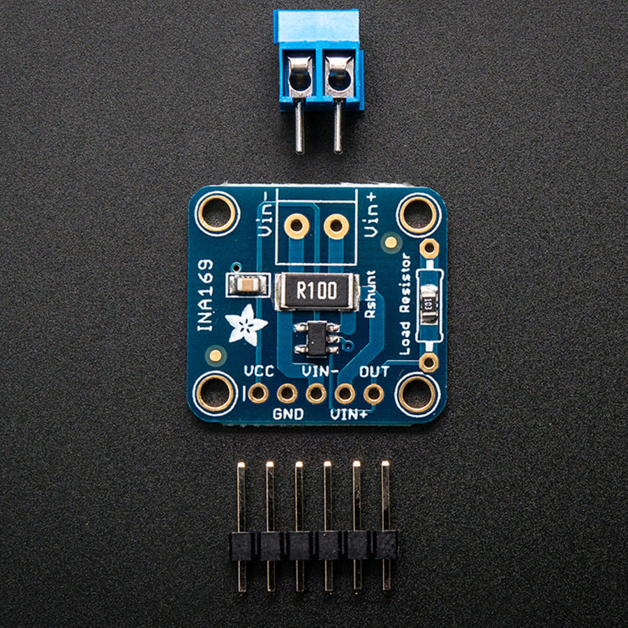 Adafruit INA169 Gleichstromsensor Breakout, analoger Ausgang, 60V 5A Max, 1164