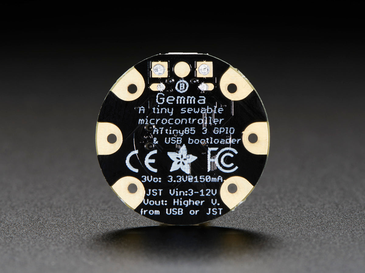 Adafruit GEMMA v2, kompakte Wearable-Platform, 1222