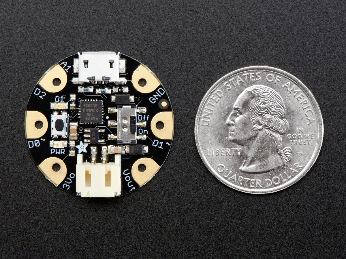 Adafruit GEMMA v2, kompakte Wearable-Platform, 1222