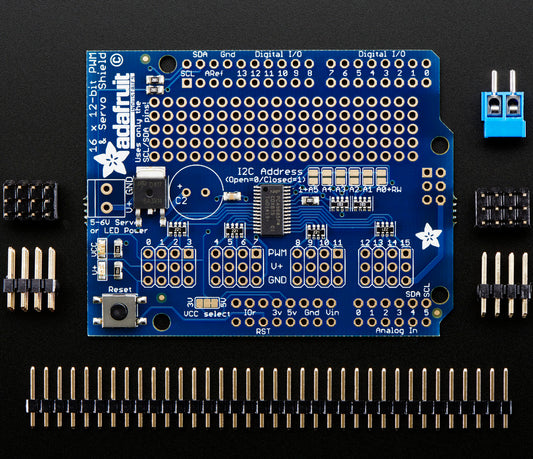 Adafruit 16-Kanal 12-Bit PWM/Servo Shield, I2C, 1411