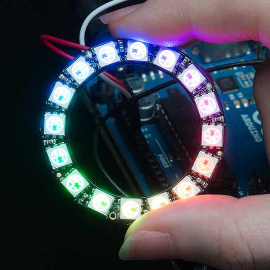 Adafruit NeoPixel Ring, 16 x 5050 RGB LED mit integriertem Treiber, 1463