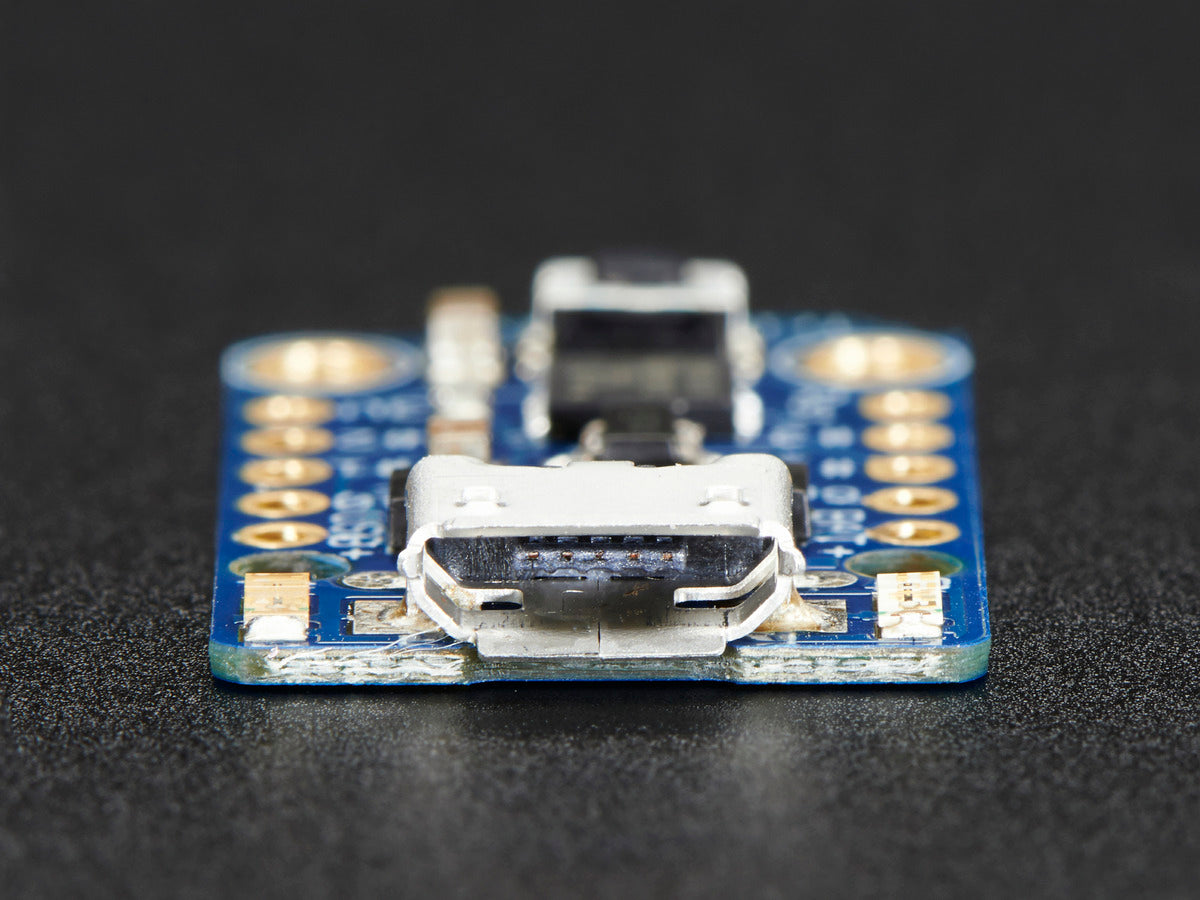 Adafruit Trinket, Mini Microcontroller, 3.3V Logic, MicroUSB
