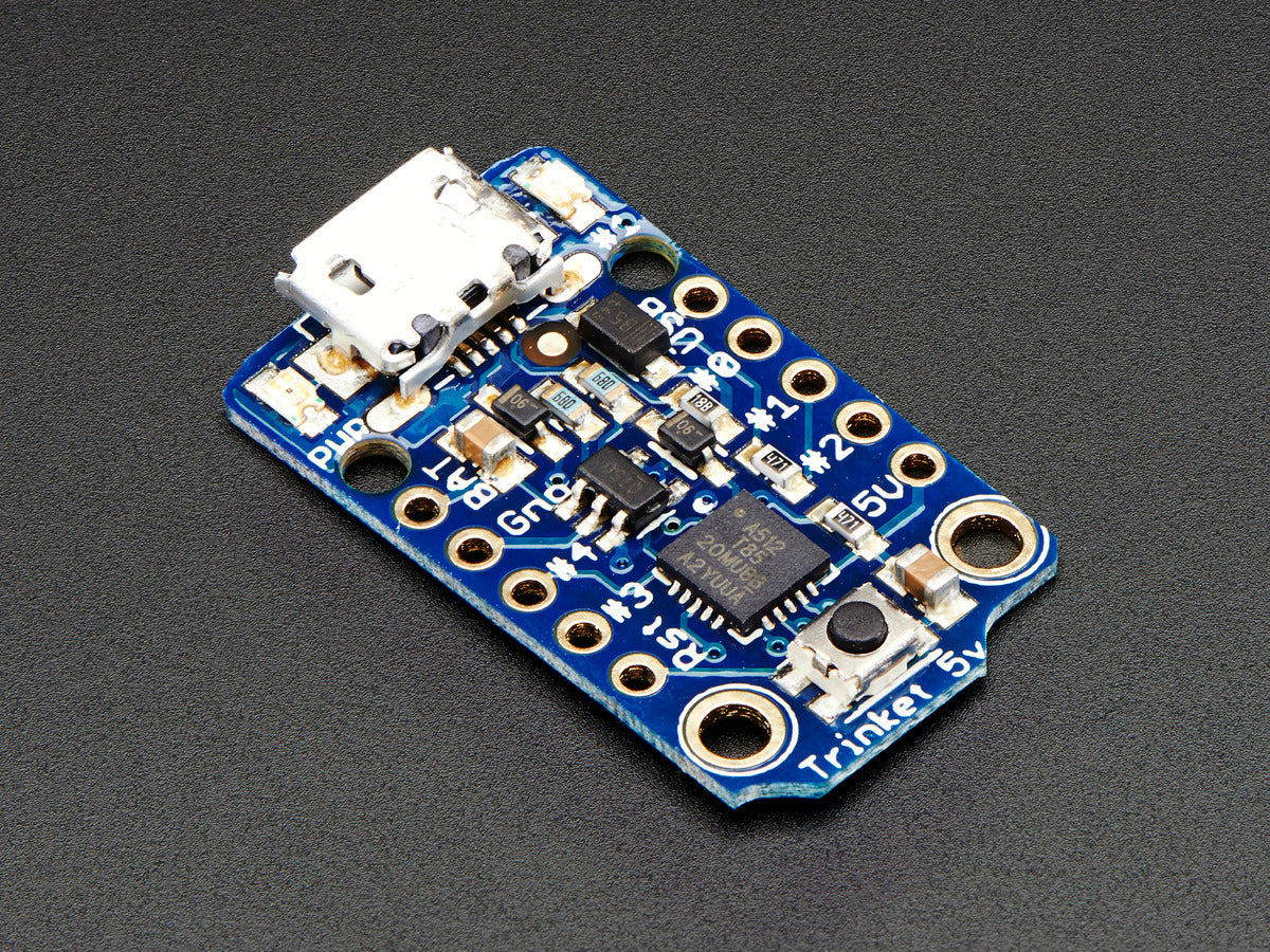 Adafruit Trinket, Mini Mikrocontroller, 5V, MicroUSB