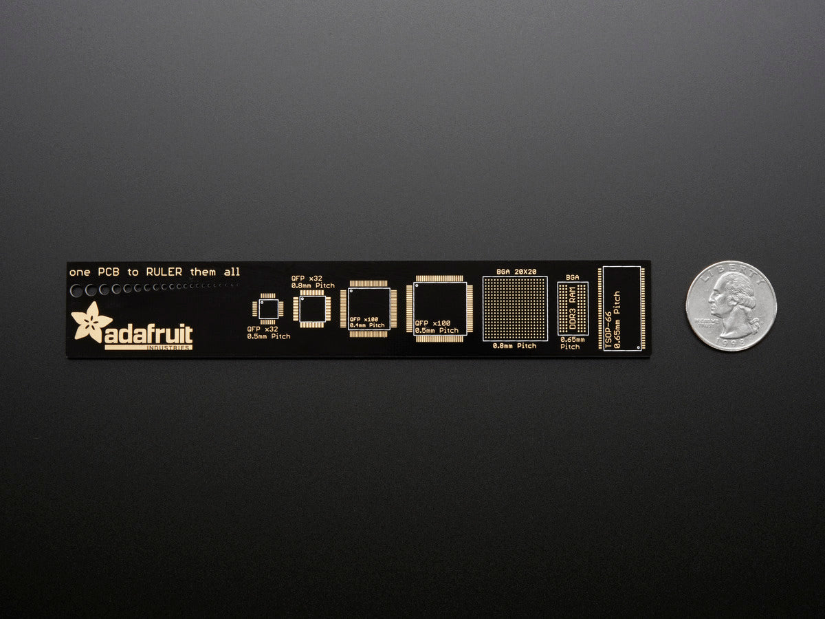 Adafruit Platinenlineal v2, 15cm, 1554