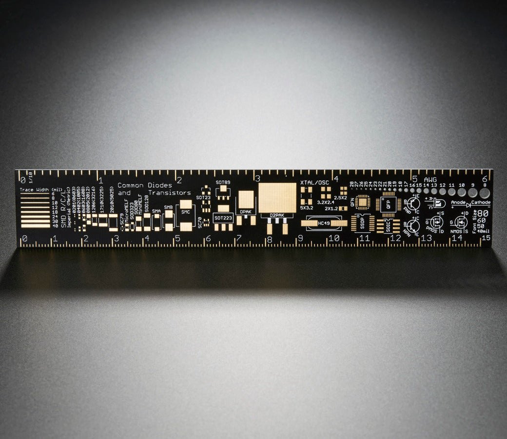 Adafruit Platinenlineal v2, 15cm, 1554