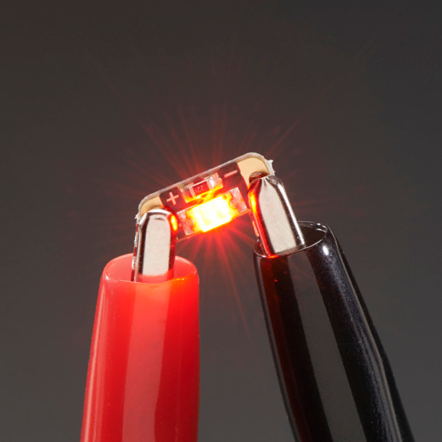 Adafruit LED Sequins, Rubin Rot, 5er Pack, 1755