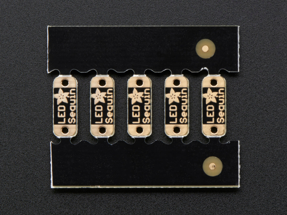 Adafruit LED Sequins, Rubin Rot, 5er Pack, 1755