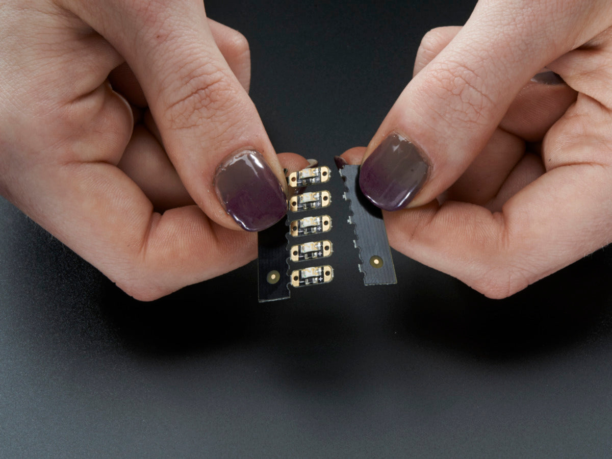 Adafruit LED Sequins, Rubin Rot, 5er Pack, 1755