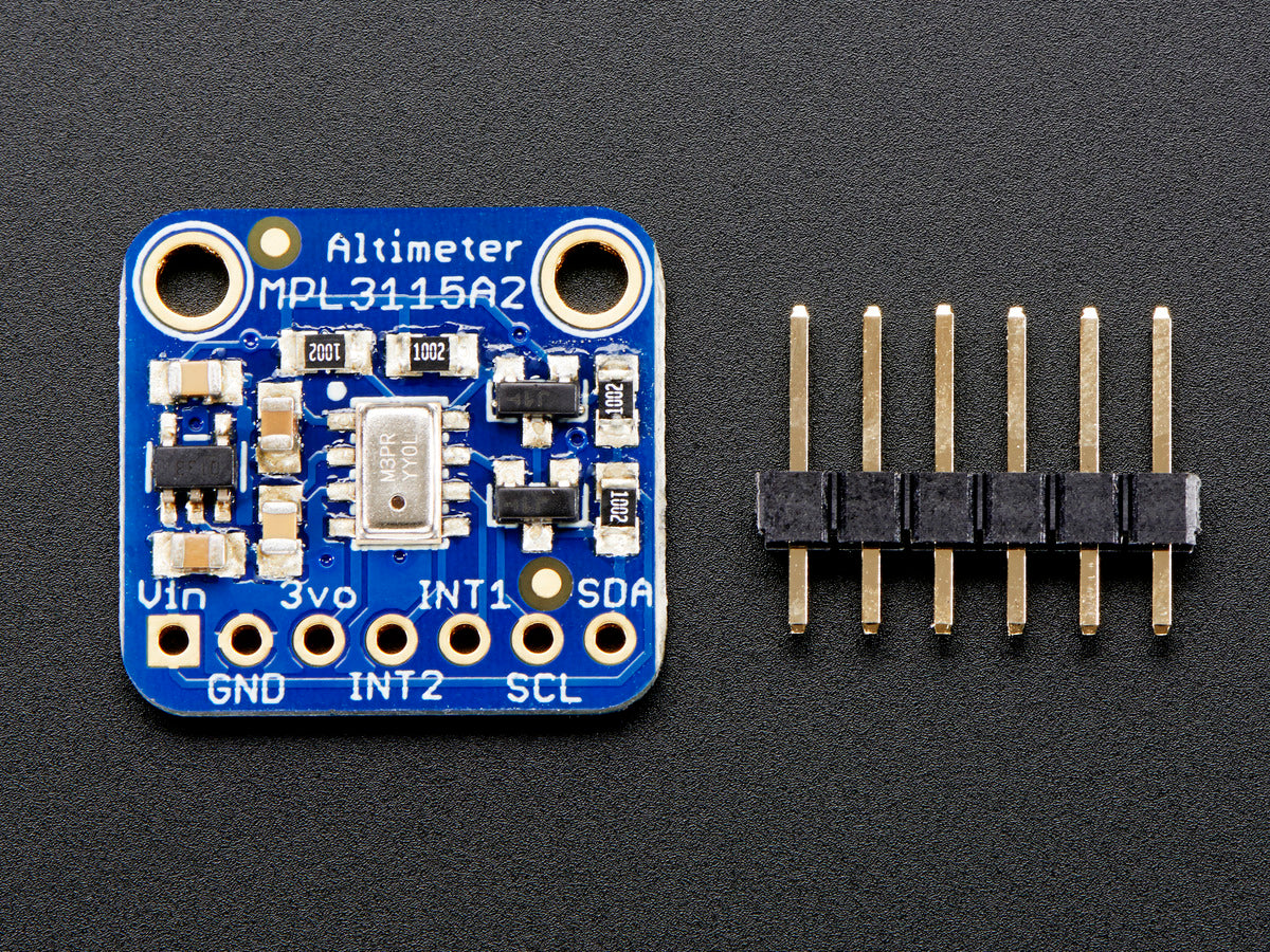 Adafruit MPL3115A2 Barometer/Luftdruck- und Höhenmesser + Temperatursensor, I2C, 1893