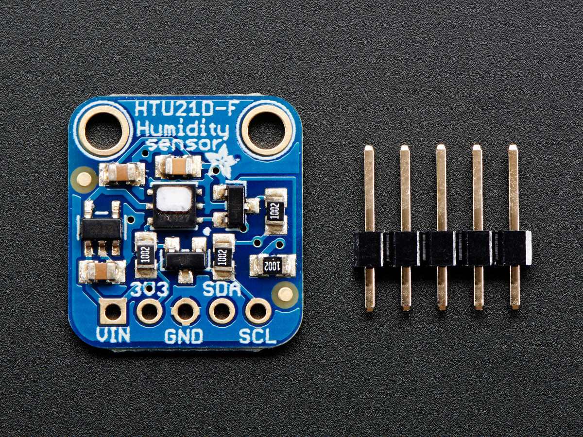 Adafruit HTU21D-F Temperatur- & Luftfeuchtigkeitssensor Breakout Board, 1899
